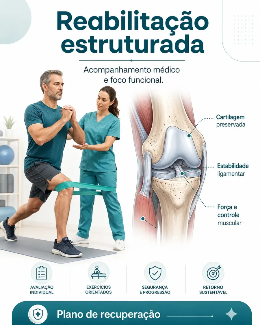 Atendimento de reabilitação ortopédica